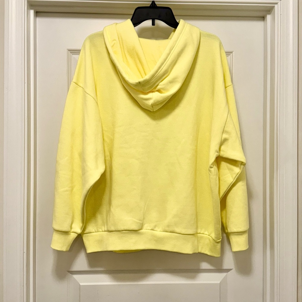 Fleece Hoodie Pullover Sweatshirt Cotton Blend Women’s Small Cozy NWT - Picture 3 of 9